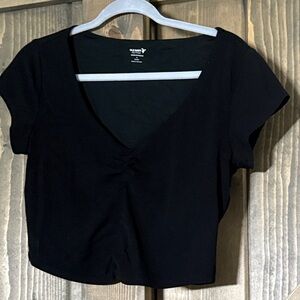 Old Navy Classic Black Crop Top